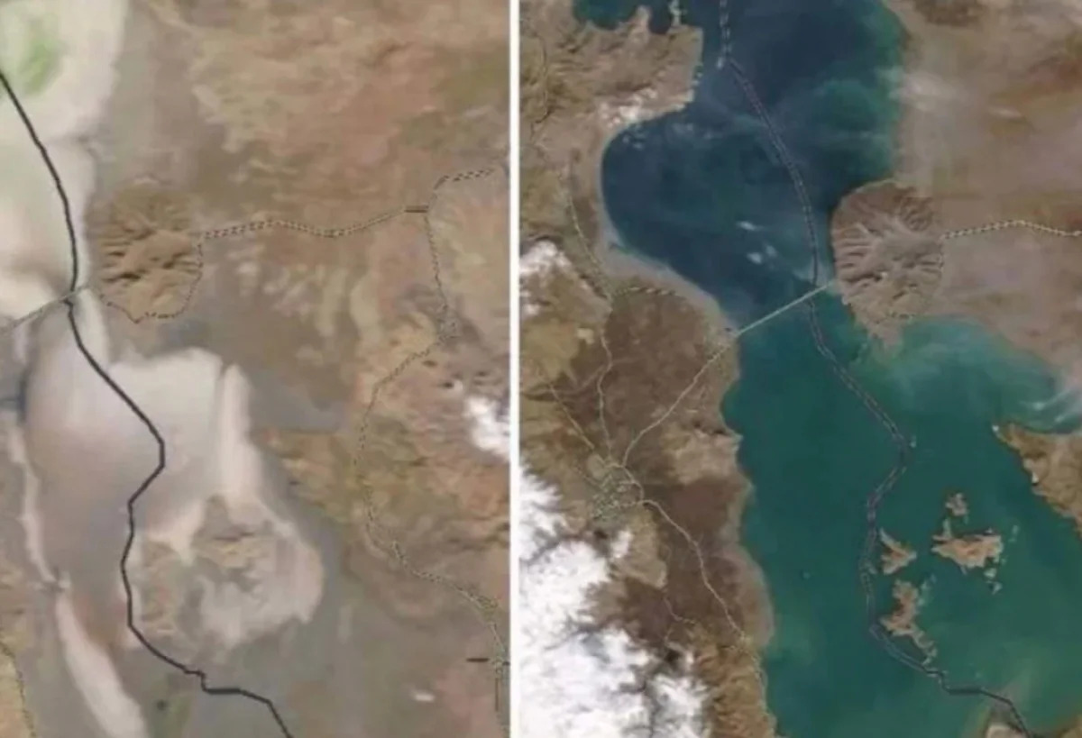 Уровень воды в озере Урмия поднялся на 68 сантиметров