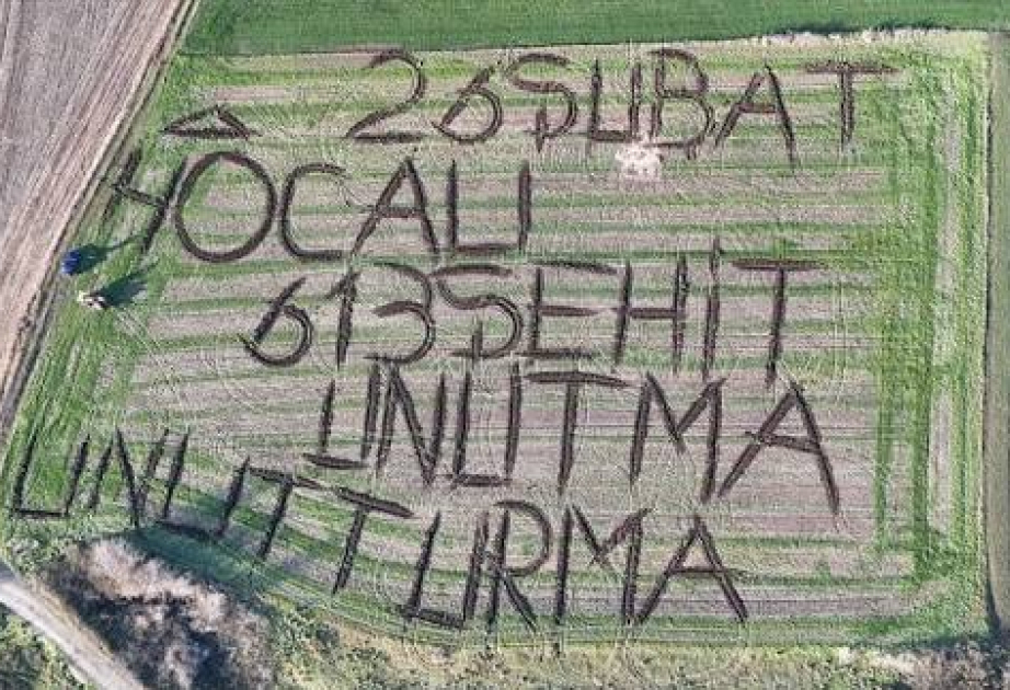 Турецкий фермер на своем поле почтил память жертв Ходжалинского геноцида