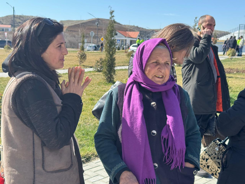 Группа переселенцев прибыла в село Хоровлу