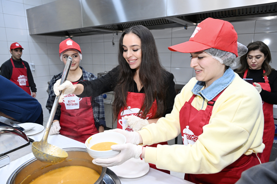 Лейла Алиева приняла участие в ифтаре в Губе