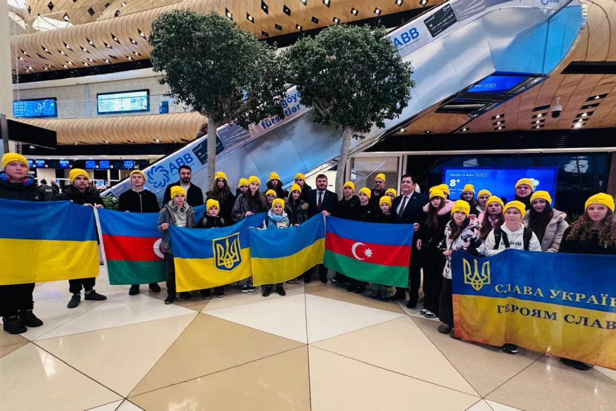 В Баку прибыла еще одна группа украинских детей для прохождения реабилитации