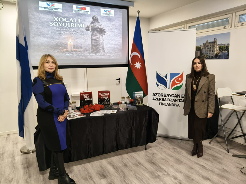 В Хельсинки создан уголок памяти в связи с Ходжалинским геноцидом