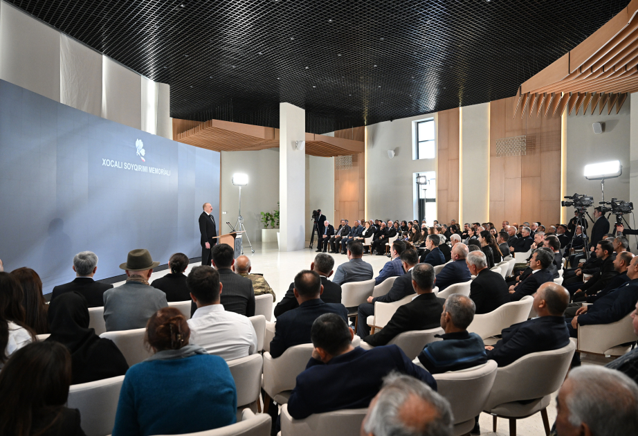 Президент: Президент: Мемориал жертвам Ходжалинского геноцида станет воплощением нашей неизгладимой памяти