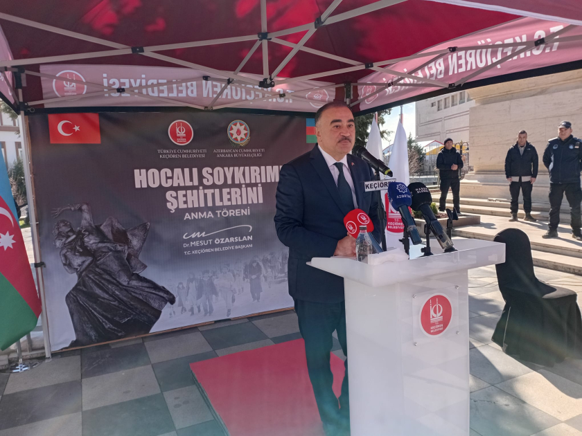 В Анкаре состоялась церемония почтения памяти жертв геноцида в Xоджалы