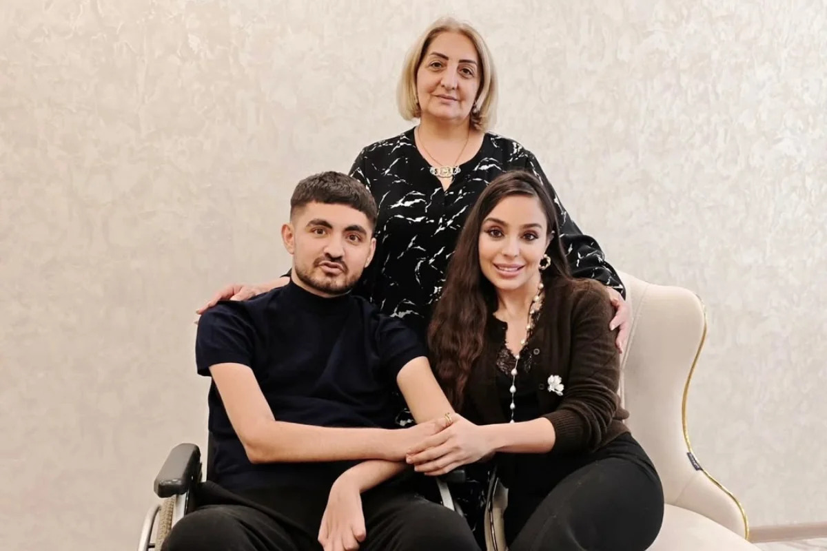 Лейла Алиева встретилась с ветераном Отечественной войны