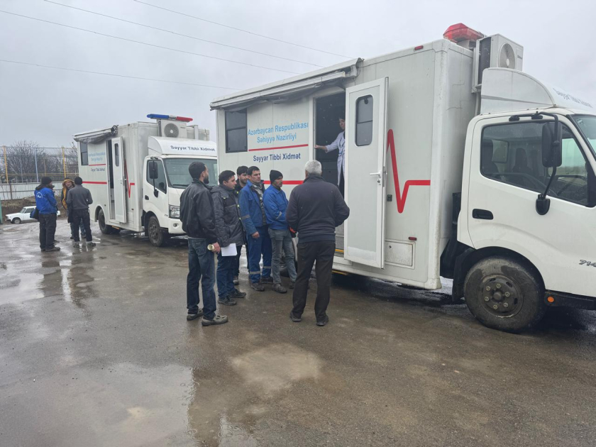Мобильные клиники Министерства здравоохранения оказали медицинские услуги населению Агдама