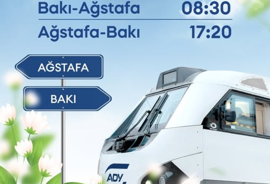 Назначены дополнительные ж/д рейсы Баку&ndash;Агстафа&ndash;Баку