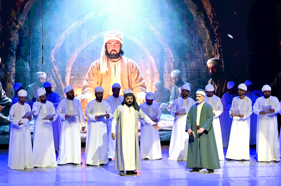 Сценическое оформление оперы &laquo;Насими&raquo;, впервые подготовленное с использованием ИИ