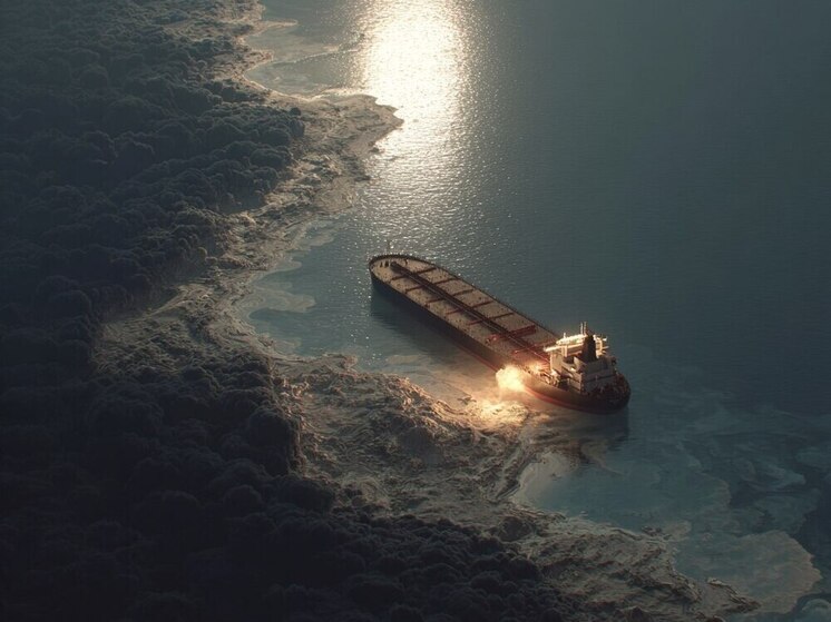 У берегов Кувейта взорвался танкер, зафиксирована утечка нефти