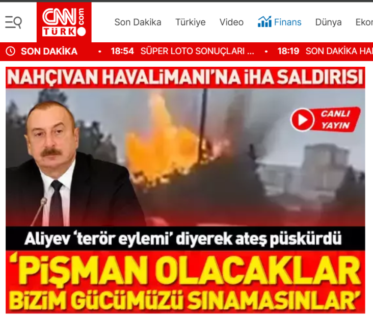 Турецкие медиа широко осветили осветили выступление Президента Ильхама Алиева на заседании Совбеза