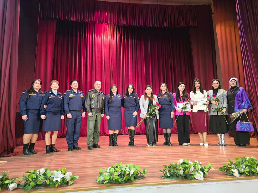 Цикл мероприятий в Азербайджанской армии по случаю Международного женского дня