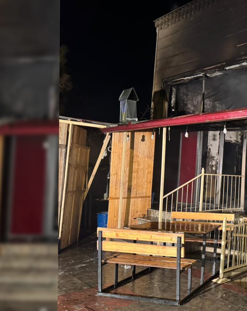 Кафе превратилось в пепел за считанные минуты