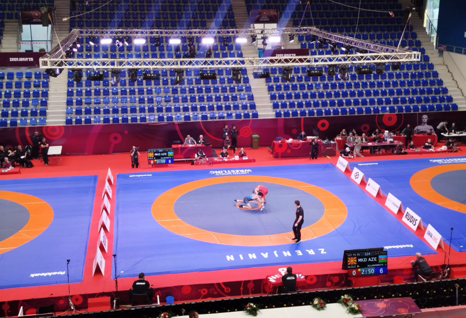 Чемпионат Европы: Еще 3 азербайджанских борца вышли в финал