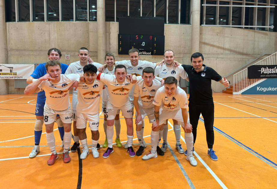 Команда &laquo;Карабах Таллинн&raquo; вышла в полуфинал чемпионата Эстонии по футзалу