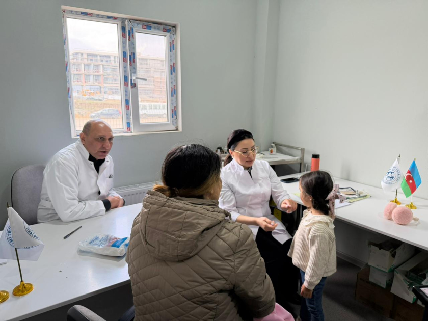 Акция в Агдаме: более 200 жителей прошли медицинское обследование