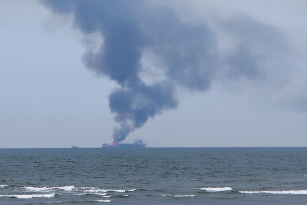 В Черном море атакован танкер европейской страны