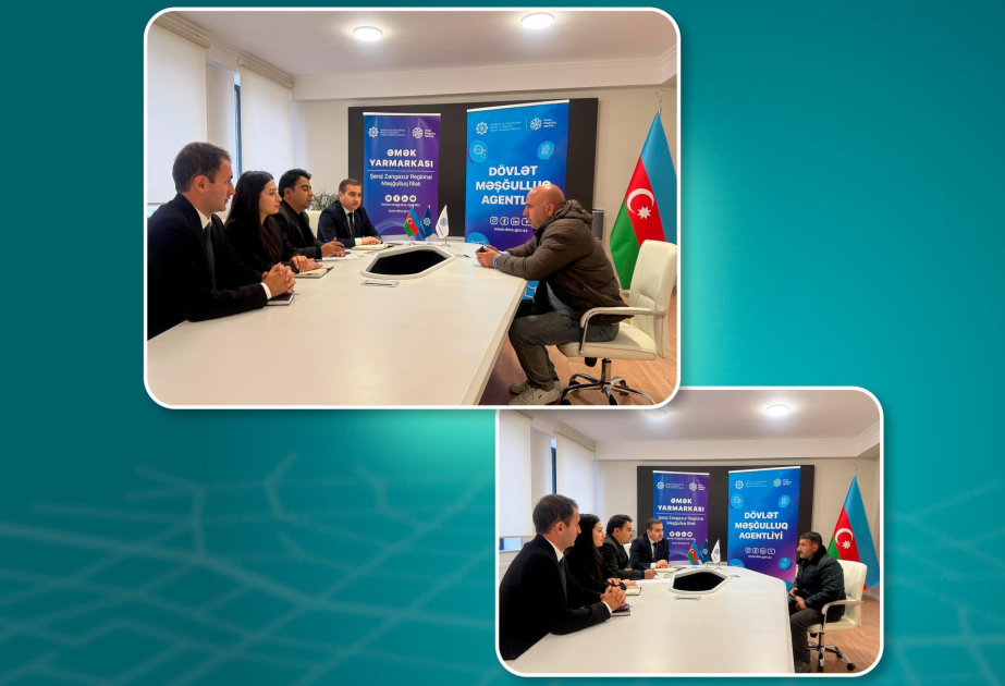 На ярмарке труда в Джебраиле представлены вакансии монтажника и электрика