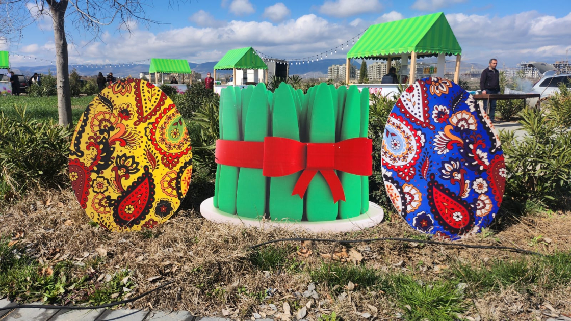 В преддверии праздника Новруз в городе Агдам открылась ярмарка