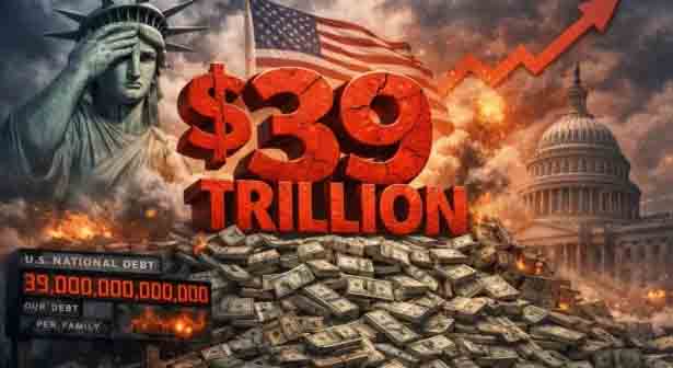 Минфин США: госдолг США превысил $39 трлн