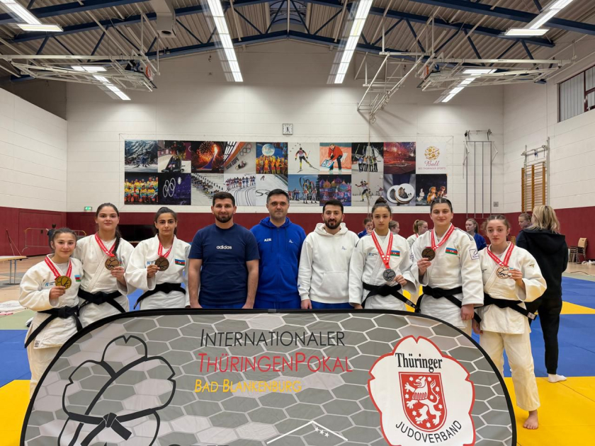 Азербайджанские дзюдоистки завершили Кубок Тюрингии с 6 медалями