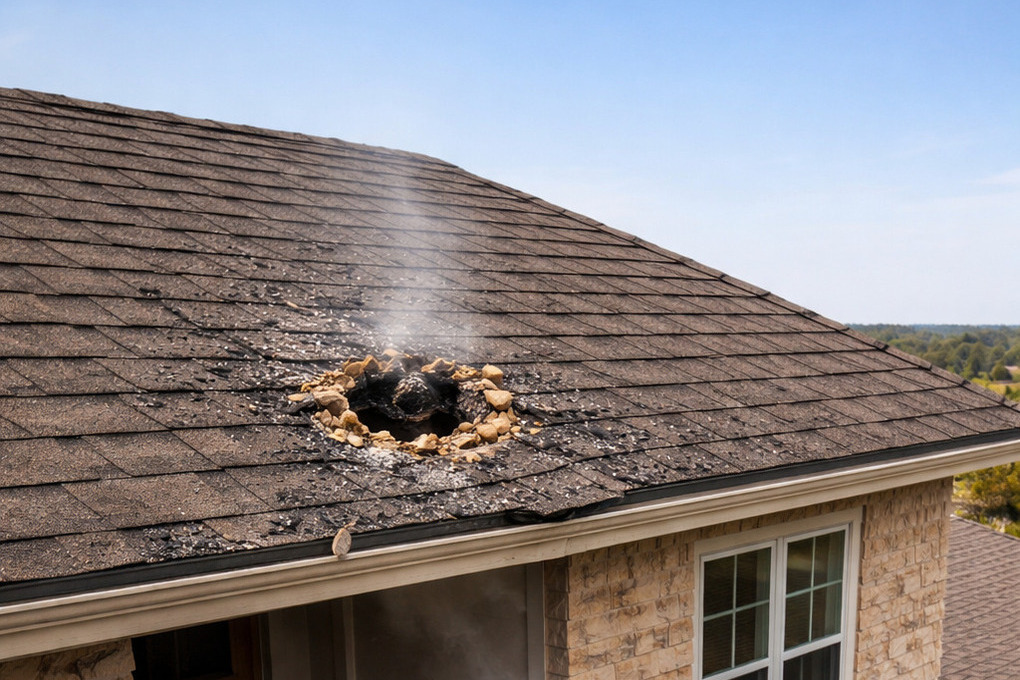 Осколок метеорита пробил крышу жилого дома в Техасе