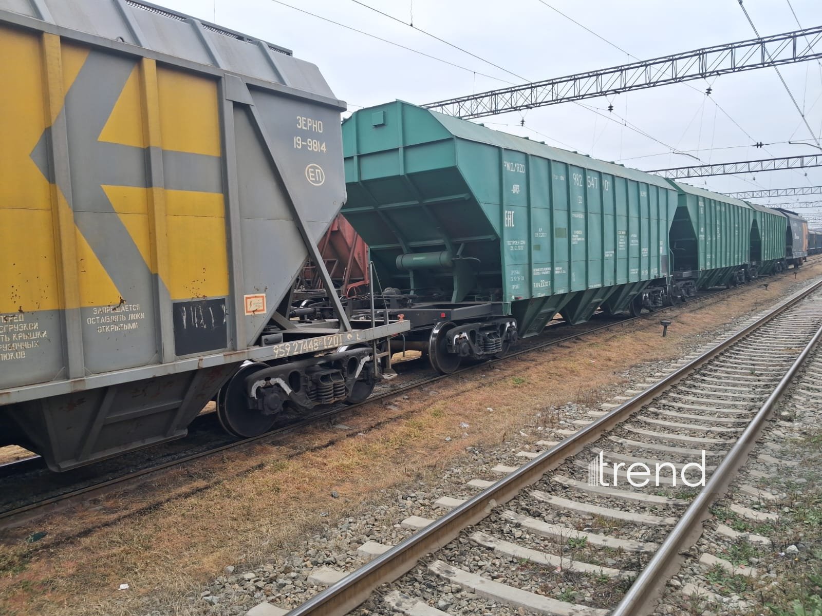 Из России в Армению транзитом через Азербайджан отправлено 350 тонн пшеницы