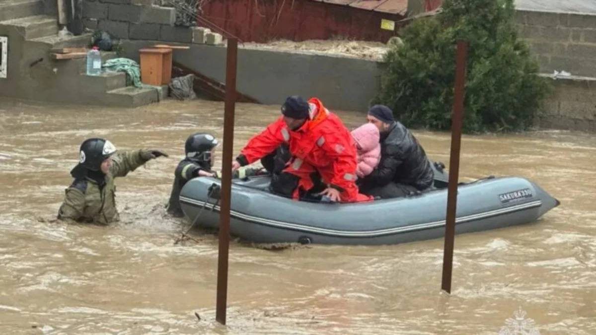 В Дагестане сотни домов оказались под водой из-за проливных дождей
