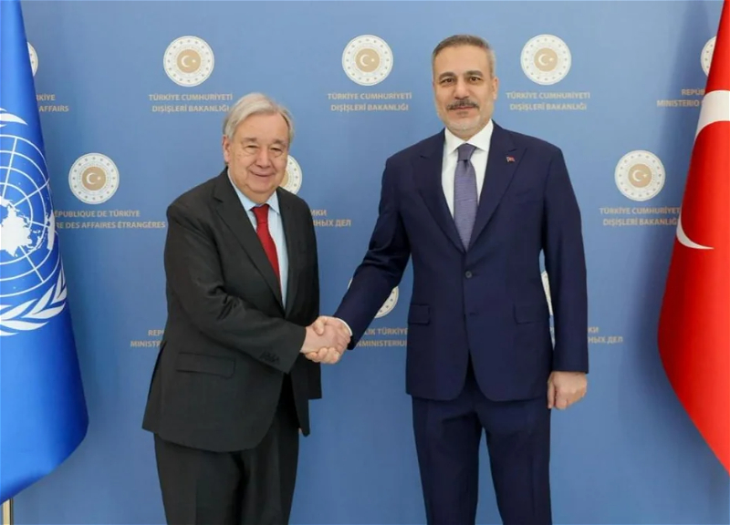 Хакан Фидан и Антониу Гутерриш обсудили ситуацию на Ближнем Востоке