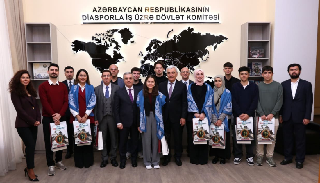 
Дети турецких шехидов побывали в Государственном комитете по работе с диаспорой