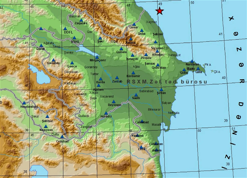 На Каспии зафиксировано землетрясение