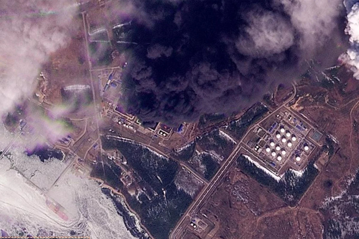 Украинский дрон повредил участок нефтепровода в районе порта Приморск