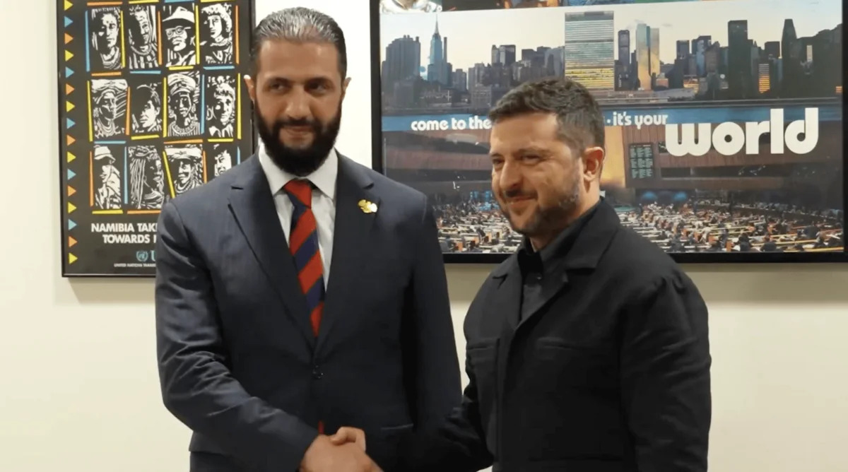 
СМИ: Зеленский впервые встретится с Ахмедом аш-Шараа в Сирии