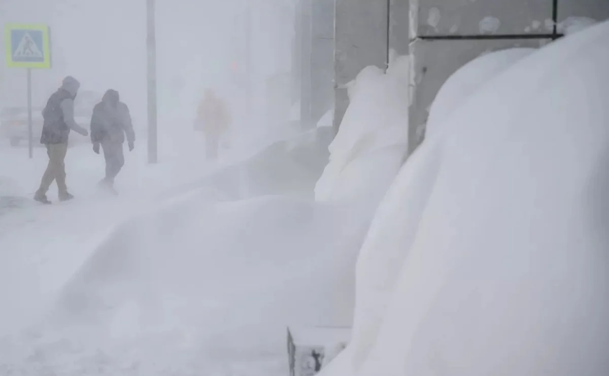 На Сахалине объявлено экстренное предупреждение из-за циклона и снегопада