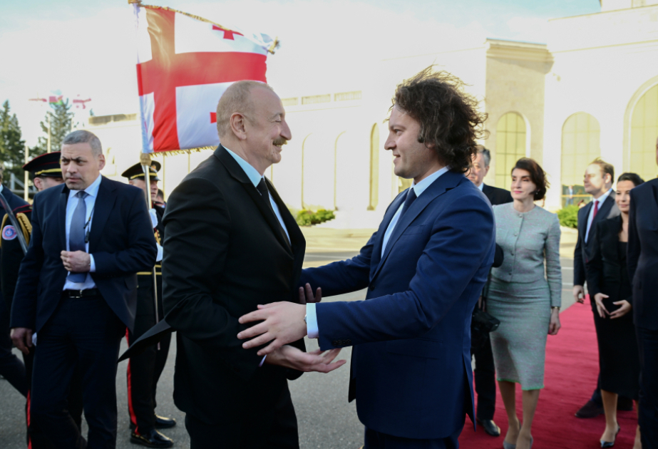 В аккаунтах Президента Ильхама Алиева в социальных медиа размещен видеоролик в связи с его государственным визитом в Грузию