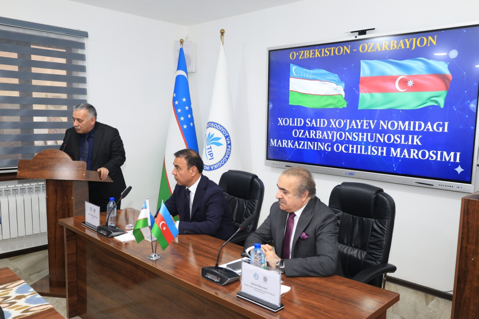 
В Узбекистане открылся Центр азербайджановедения имени Халида Саида Ходжаева