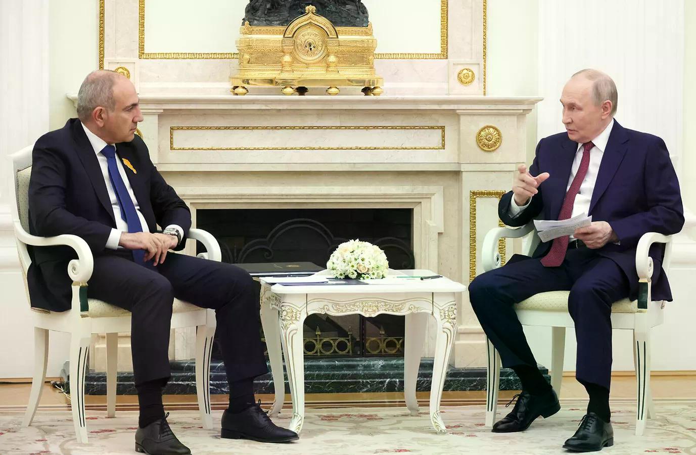 Пашинян анонсировал новую встречу с Путиным в июне