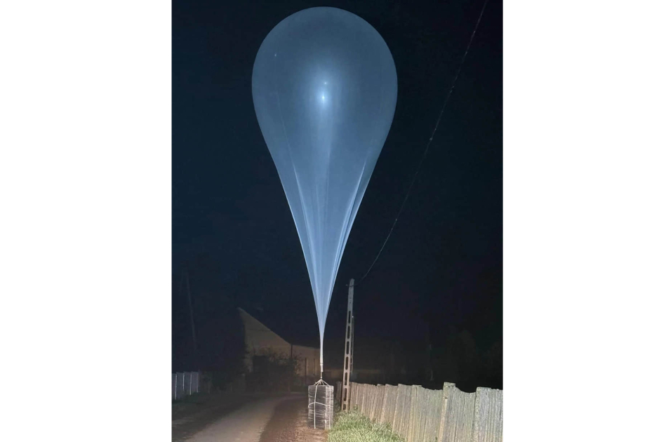 
На территорию Польши вновь залетели более десятка воздушных шаров