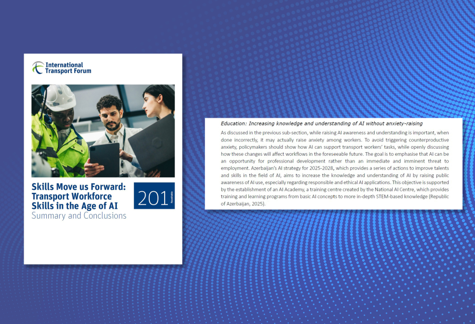 Высоко оценен опыт Азербайджана в развитии навыков по искусственному интеллекту