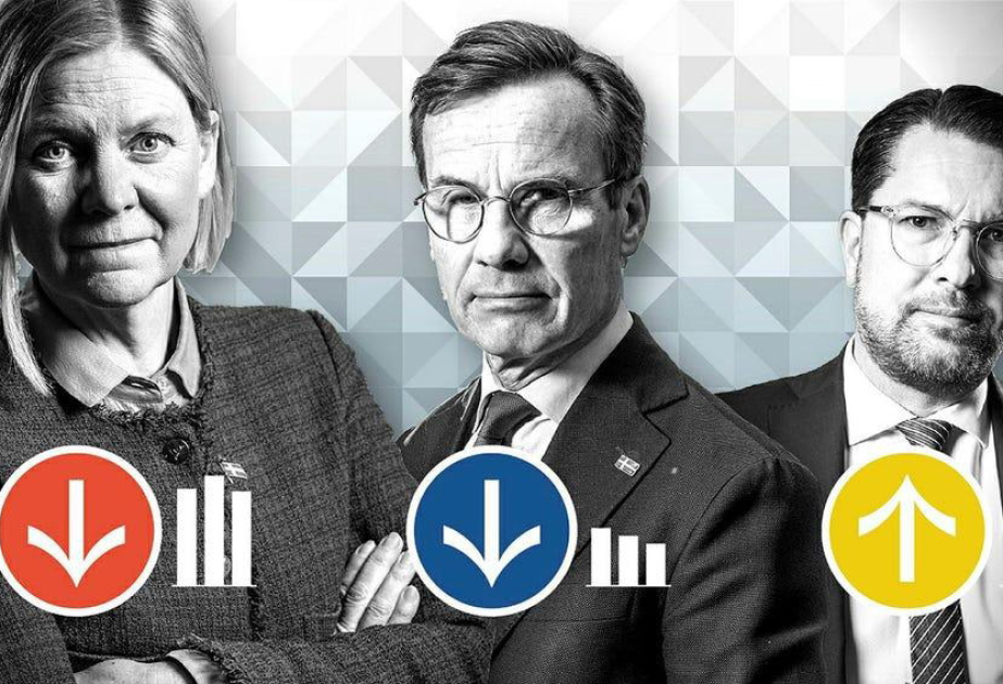 Опрос Ipsos: националистические партии набирают популярность в Швеции