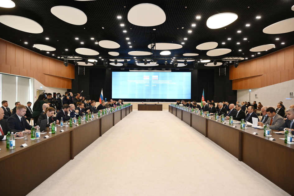 Состоялось 24-е заседание Азербайджано-российской государственной комиссии по вопросам экономического сотрудничества