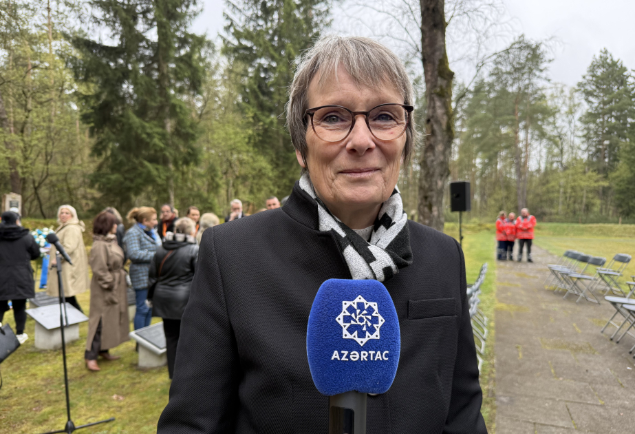 Эльке Григлевски: Очень рады открытию мемориальной доски азербайджанским пленным в Берген-Бельзене
