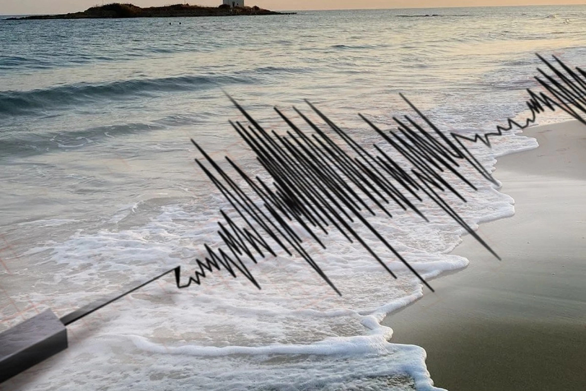 В Каспийском море произошло землетрясение