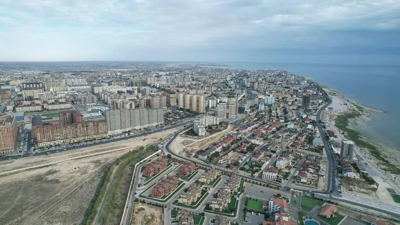 Территорию Актау увеличат в 3 раза путем освоения берега Каспия
