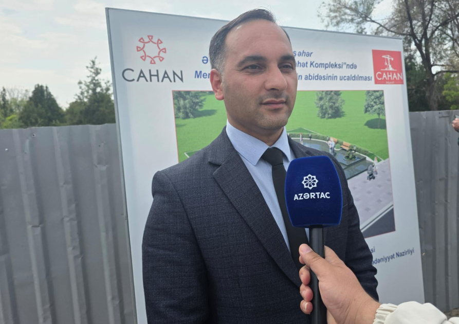 Начаты работы по возведению памятника Аджеми Нахчывани