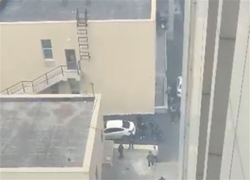 В Баку потушен пожар на территории Архитектурно-строительного университета