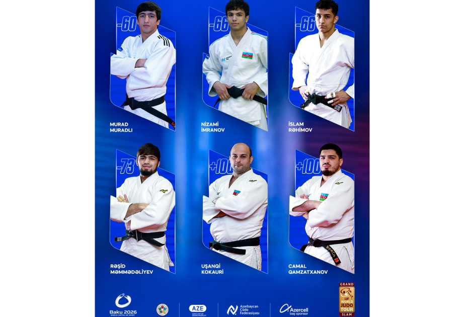 
На турнире &laquo;Большого шлема&raquo; Азербайджан представят 6 дзюдоистов