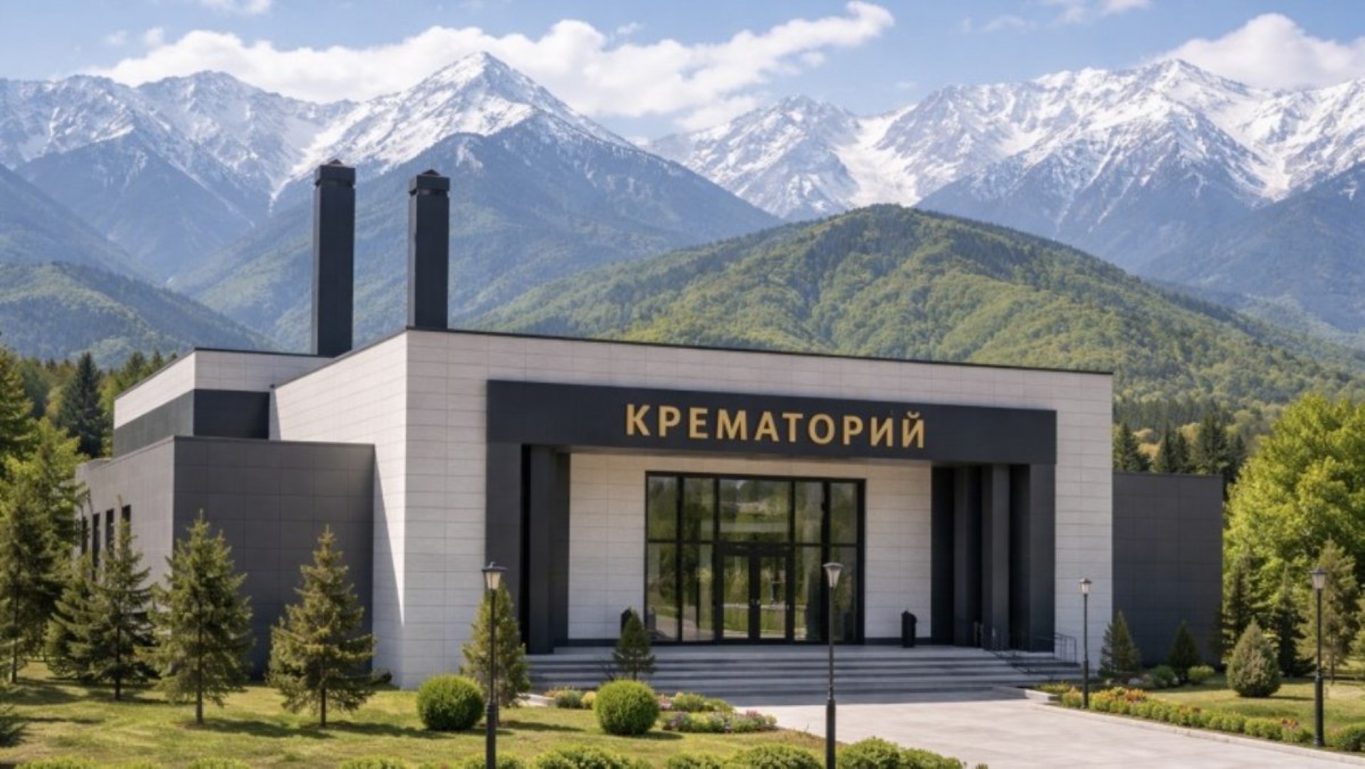 
В Казахстане открылся первый в стране крематорий