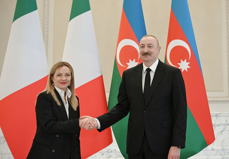 Состоялась встреча Президента Ильхама Алиева с Председателем Совета министров Италии Джорджей Мелони в формате &laquo;один на один&raquo;