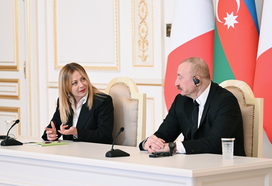 Джорджа Мелони: Уверена, что дружественные связи между Италией и Азербайджаном будут развиваться и впредь