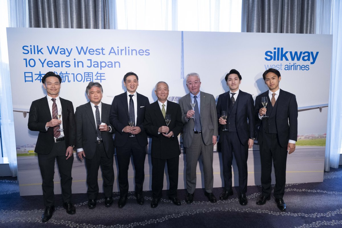 
Silk Way West Airlines отмечает 10-летие полетов в Японию